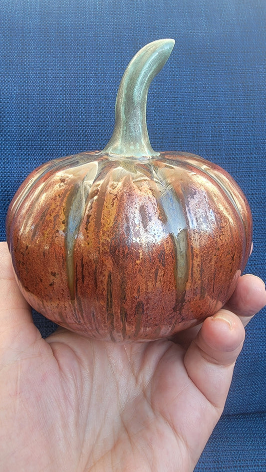 Pumpkin, Copper with matte green handle